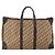 Borsa Boston in tela Trotter Christian Dior Beige Oro Auth 154737 - vista 2