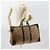 Borsa Boston in tela Trotter Christian Dior Beige Oro Auth 154737 - vista 22