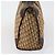 Borsa Boston in tela Trotter Christian Dior Beige Oro Auth 154737 - vista 3
