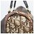 Borsa Boston in tela Trotter Christian Dior Beige Oro Auth 154737 - vista 5