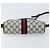 Gucci Borsa a Spalla GG Supreme Sherry Line PVC Navy Gold 010 378 Auth 155553 D'oro Blu navy - vista 5