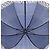 Paraguas plegable de lona Zucca FENDI azul marino Auth am9874 - vista 10