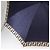 Paraguas plegable de lona Zucca FENDI azul marino Auth am9874 - vista 5