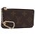 LOUIS VUITTON Pochette Cles Monogram Portamonete M60033 LV Auth 154883 Monogramma