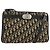 Bolsa de Ombro em Lona Trotter Christian Dior Azul Auth 156000 Azul marinho