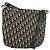 Borsa a Spalla in Tela Trotter Christian Dior Blu Navy Oro Auth 155297 D'oro