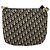 Borsa a Spalla in Tela Trotter Christian Dior Blu Navy Oro Auth 155297 D'oro - vista 13