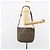 Borsa a Spalla in Tela Trotter Christian Dior Blu Navy Oro Auth 155297 D'oro - vista 19
