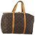 LOUIS VUITTON Borsa Boston Sac Souple 35 Monogram M41626 LV Auth 154152 Monogramma