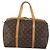 LOUIS VUITTON Borsa Boston Sac Souple 35 Monogram M41626 LV Auth 154152 Monogramma - vista 2