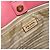 PRADA Borsa a mano in nylon rosa oro Auth 147140 D'oro - vista 17