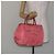PRADA Borsa a mano in nylon rosa oro Auth 147140 D'oro - vista 22