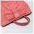 PRADA Borsa a mano in nylon rosa oro Auth 147140 D'oro - vista 6