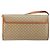 Céline Borsa a Spalla in Tela Macadam CELINE PVC Beige Oro Auth BA6573 D'oro - vista 2
