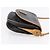 Céline Borsa a Spalla CELINE in Pelle Nera e Oro Auth ep10956 Nero D'oro - vista 4