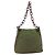 Borsa a spalla con catena Prada in nylon khaki Auth bs29881 Cachi