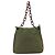 Borsa a spalla con catena Prada in nylon khaki Auth bs29881 Cachi - vista 2