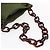 Borsa a spalla con catena Prada in nylon khaki Auth bs29881 Cachi - vista 7