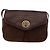 Borsa a Spalla in Pelle Scamosciata Embossata VALENTINO Marrone Oro Auth BA6617 D'oro - vista 13