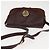 Borsa a Spalla in Pelle Scamosciata Embossata VALENTINO Marrone Oro Auth BA6617 D'oro - vista 6