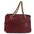 BALLY V Stitch Catena Borsa a Mano in Pelle di Agnello Bordeaux Oro Auth bs29487 D'oro Bordò