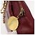 BALLY V Stitch Catena Borsa a Mano in Pelle di Agnello Bordeaux Oro Auth bs29487 D'oro Bordò - vista 10
