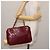BALLY V Stitch Catena Borsa a Mano in Pelle di Agnello Bordeaux Oro Auth bs29487 D'oro Bordò - vista 22