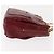 BALLY V Stitch Catena Borsa a Mano in Pelle di Agnello Bordeaux Oro Auth bs29487 D'oro Bordò - vista 4
