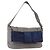Chloé Bolsa de Ombro de Couro Cinza Auth BA6834 Marrom