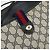 Borsa a Spalla Gucci GG Canvas Sherry Line in Pelle PVC Blu Navy e Rossa Auth 146144 Rosso - vista 18