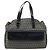 Sac à main en toile Zucchino FENDI bleu marine argent authentique am9266 Argenté - vue 13
