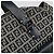 Sac à main en toile Zucchino FENDI bleu marine argent authentique am9266 Argenté - vue 18