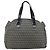 Sac à main en toile Zucchino FENDI bleu marine argent authentique am9266 Argenté - vue 2