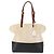 Pequin FENDI Pecan Canvas Tote Bag Canvas Leder Beige Schwarz Gold Auth bs29810 Golden - Ansicht 13