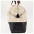 Pequin FENDI Pecan Canvas Tote Bag Canvas Leder Beige Schwarz Gold Auth bs29810 Golden - Ansicht 3