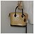 LOUIS VUITTON Borsa Tote Lockit PM Monogram Vernis Beige Nero M90251 Auth bs29224 - vista 27