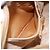 Gucci Borsa a Spalla Micro GG Supreme PVC Beige Oro 007 23 0017 Auth BA6745 D'oro - vista 21