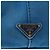 PRADA Borsa Canapa GM in tela blu oro Auth am9265 D'oro - vista 17