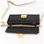 Miu Miu Portafoglio a Catena in Pelle Beige Nero Oro Auth bs29776 D'oro - vista 9