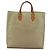 Céline Bolsa de mão em lona Macadam CELINE em couro PVC bege dourado Auth hk3111 - vista 2