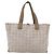 CHANEL Nuova linea di viaggio Borsa Tote in Nylon Beige CC Auth th6420 - vista 13