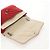 CHANEL V Stitch Flap Borsa a Spalla con Catena Cotone Rosso Argento CC Auth bs29952V - vista 10