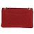 CHANEL V Stitch Flap Borsa a Spalla con Catena Cotone Rosso Argento CC Auth bs29952V - vista 2