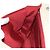 CHANEL V Stitch Flap Borsa a Spalla con Catena Cotone Rosso Argento CC Auth bs29952V - vista 24