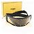 FENDI Monster Studs Tracolla in Pelle 31,5""-39,4"" Nero Oro Auth am9364 D'oro - vista 11