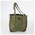 Borsa Tote PRADA Nylon 2Set Kaki Nero Auth 143394 Cachi - vista 10