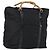 Borsa Tote in Nylon Nero Argento GUCCI Bamboo 002 2052 0412 5 Auth ep10866