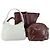 Salvatore Ferragamo Borsa Ferragamo Cartier PRADA in nylon e pelle 3 pezzi marrone grigio Auth 145818 Bordò
