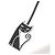 Bolsa de drawstring Miu Miu Madras Cat en lona rosa plateada Auth bs30224 Plata - vista 10