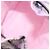 Bolsa de drawstring Miu Miu Madras Cat en lona rosa plateada Auth bs30224 Plata - vista 12